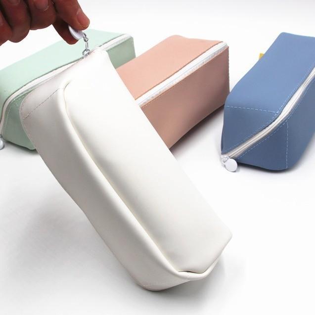 Pu Leather Pencil Case Organizer With Creative Style For Students And Use Office