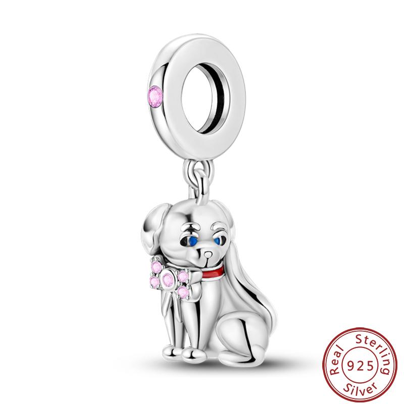 Simple Animal Series Copper Metal Dinosaur Elk Rabbit Trendy Charm Bead Components Bead Components 3mm Do It Yourself High Quality Fine High Quality