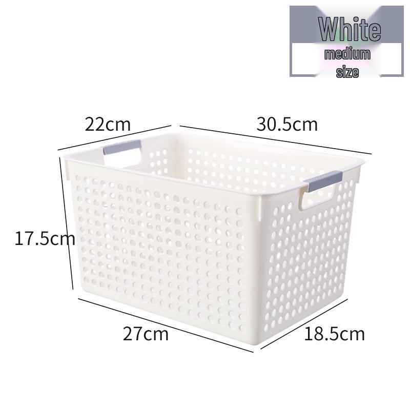 Kitchen Tall Cabinet with Pull-Out Grid Storage Basket for Seasoning and Grains