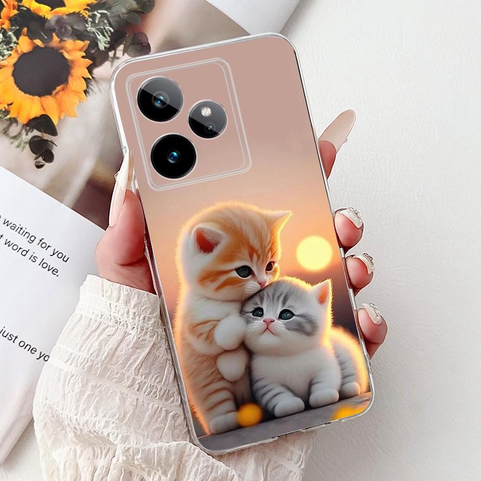For Realme GT 7 7T Case 2025 Popular Flower Soft Clear Silicone TPU Protective Cover For Realme GT7 Pro RMX5011 Phone Case Shell