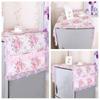 Dustproof Washing Machine Cover Floral Pattern Microwave Oven Cover Appliance Cover  Home Decor