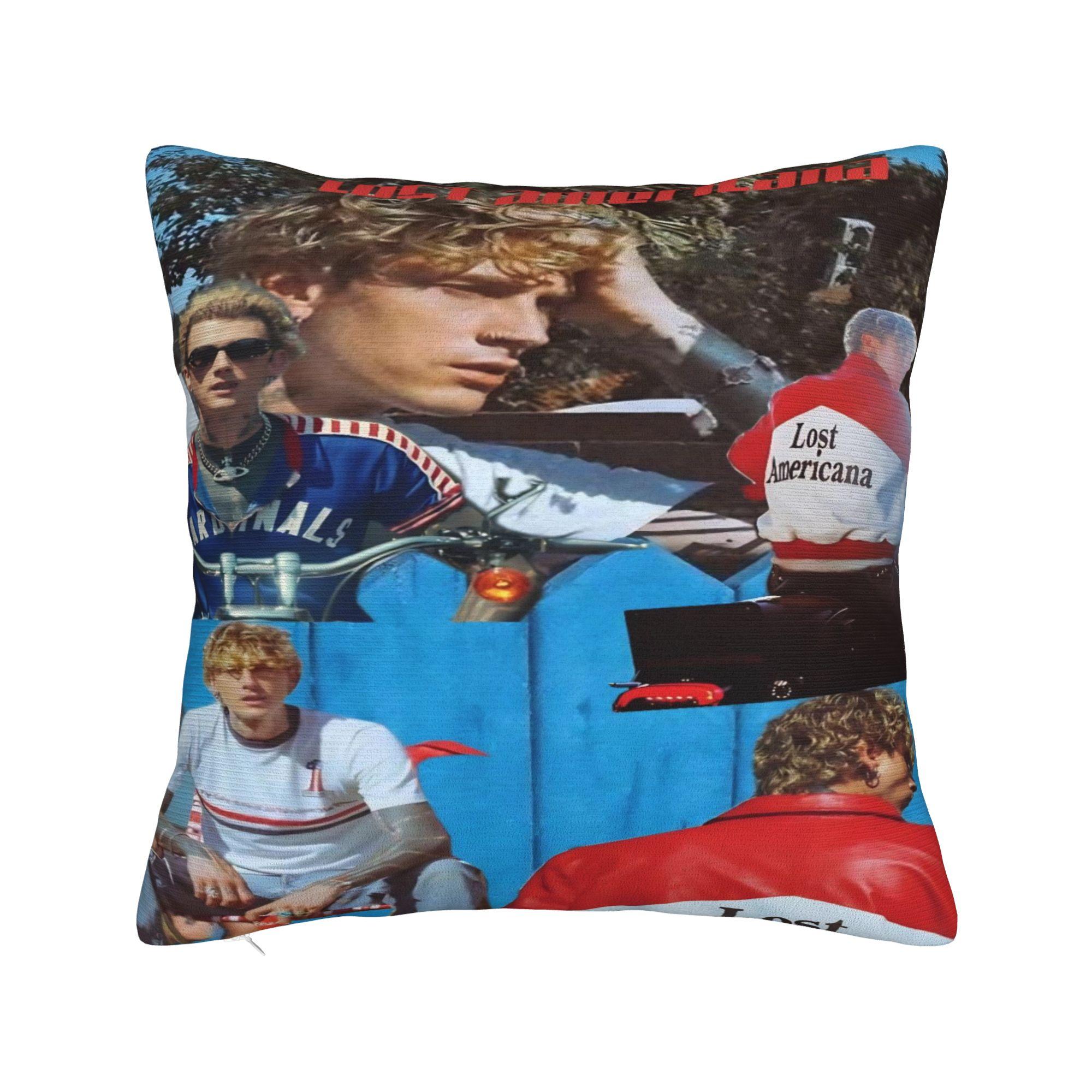 

Home Decor MGK Lost Americana Rapper 2025 Pillowcases Accessories Pillow Cover Square Multi-Size 12x12in 30X30cm