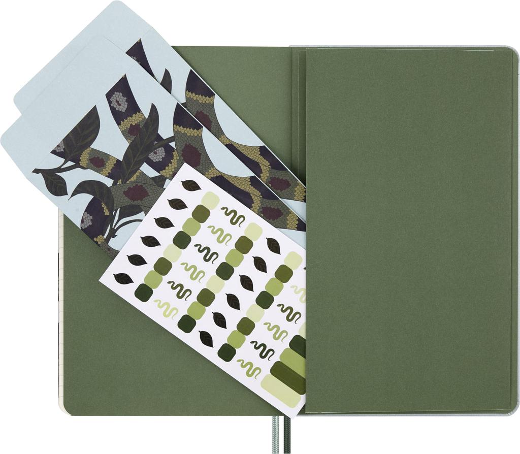 Moleskine Year of the Snake 2025 Planner, January Start, 12-Month Weekly Diary, Large Size, Hardcover, DHCNYSNK12WN3Y25
