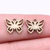 20pcs Vintage Bronze Color Butterfly Charms Pendants DIY Crafts Making Findings Handmade Tibetan Jewelry