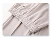 2024 New Beige Wool Blend Women's Wide-Leg Pants - Autumn/Winter Casual Straight-Leg Style