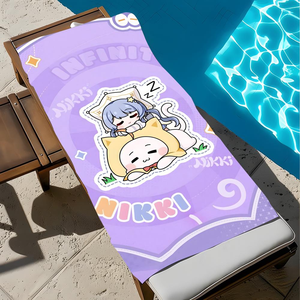 Game Infinity Nikki Towel Towel Soft Pool Gift For Travel Gym Shower Cool Camping Quick Dry Sports  Large Beach Towel