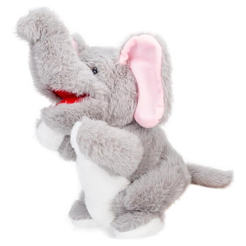 

HHO-Cat Wrestling Glove- Bite-Resistant Puppet Designed For Safe Interactive Play,For Kitten& Puppy(Elephant) сірий колір