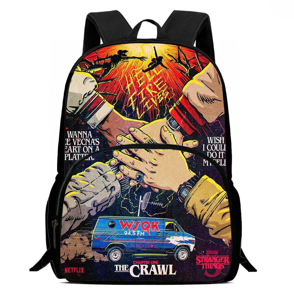Stranger Things Large capacity student backpack KTB