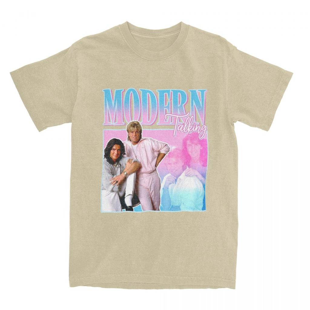 Novelty Modern Talking TShirts Unisex Womens Cotton Tee Shirt Printed Clothing