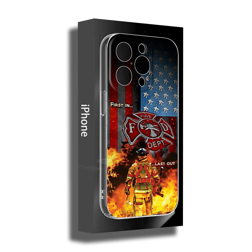 Firefighter Fire Department Fireman Phone Case FOR IPhone 14 11 12 Pro 8 7 Plus X MAX 12 MINI XR XS 13 Covers Fishing Silicone