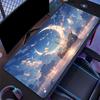 Extra Large Moonlight Sailing Gaming Mouse Pad NonSlip Rubber Base Durable Stitched Edge Desk Mat for ESports  Office