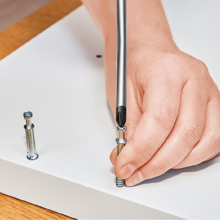 6mm Screwdriver Long Crosses Head Screwdriver Flat Screwdriver Magnetic Screwdriver With Rubber Handle for Home Repair