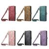 Crossbody Zipper Wallet Card Solt Bag Case For XiaoMi RedMi Note 12 Pro Plus 11S 10 10S 12T 13 Ultra Lanyard Leather Strap Cover