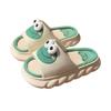 Linen Slippers Indoor Women Breathable Indoor Home Non-slip Cartoon Couple Four Seasons Slippers Men