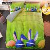 Easter Duvet Cover Set Microfiber Colorful Egg Bedding Set for Boys Girls Easter Theme Comfortable Queen King Size Quilt Cover