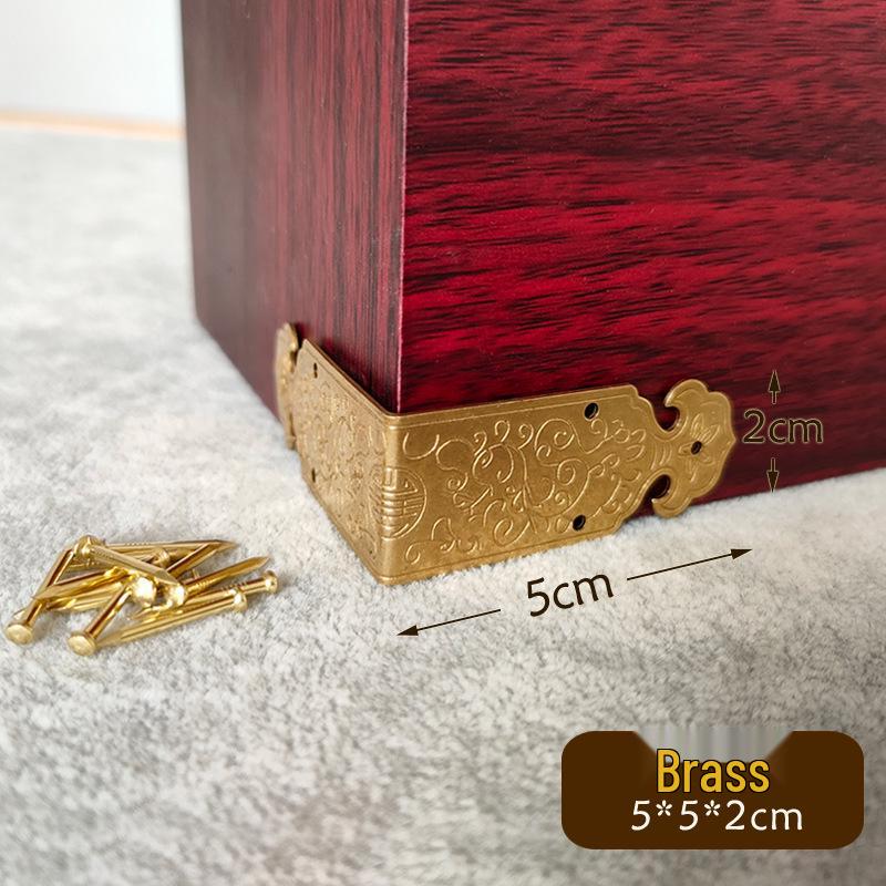 Antique Bronze Double-Sided Corner Protector for Jewelry Box (5cm)
