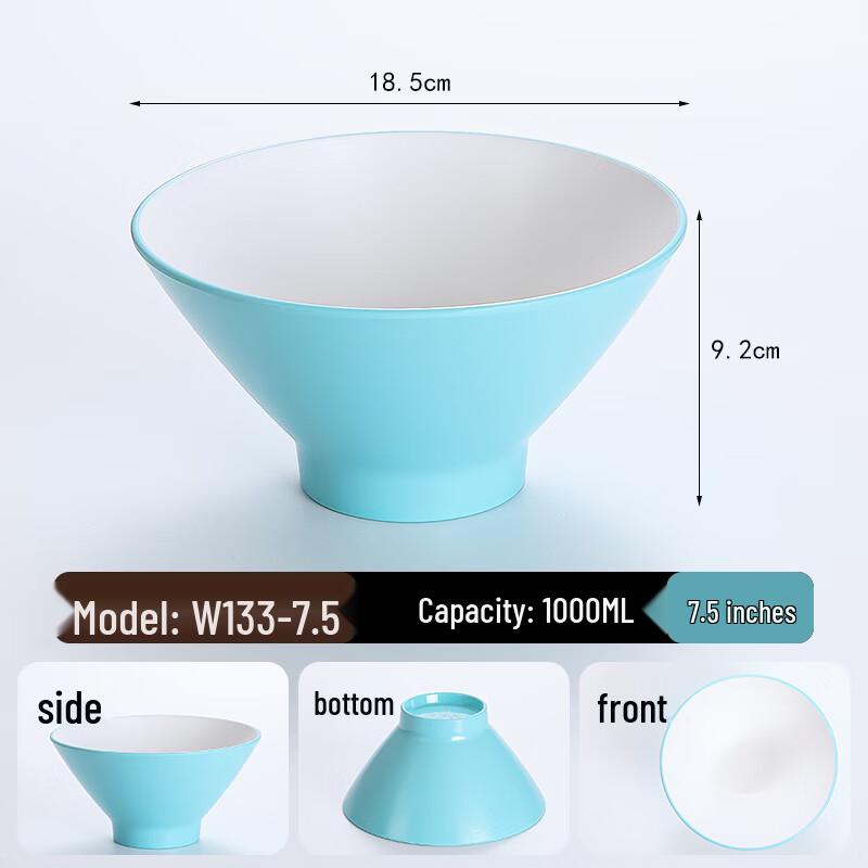 RuHan Melamine Anti-Fall Ramen Noodle Bowl