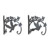 Iron Plant Hanger Bracket, Versatile, Easy To Install, Stylish, Wall Hook, Basket Holder, Flower Pot, Patio