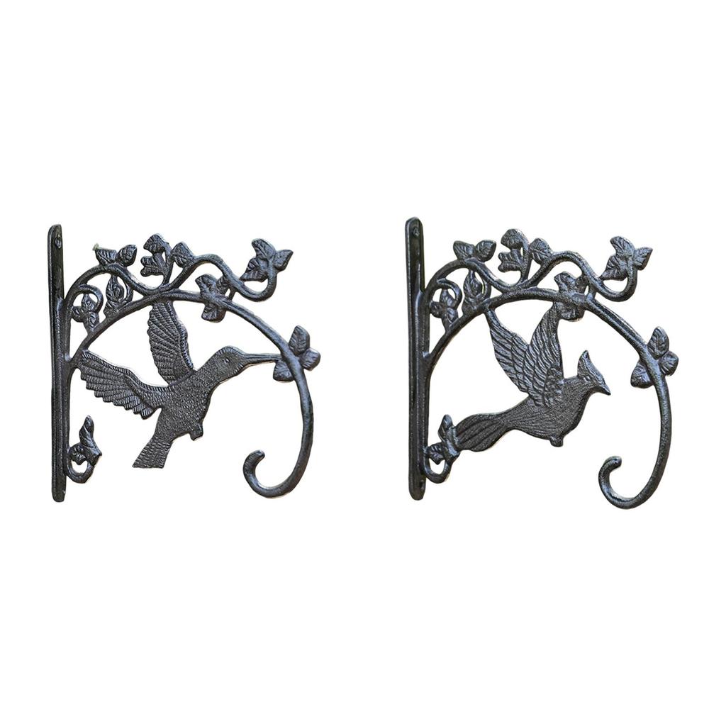 Iron Plant Hanger Bracket, Versatile, Easy To Install, Stylish, Wall Hook, Basket Holder, Flower Pot, Patio