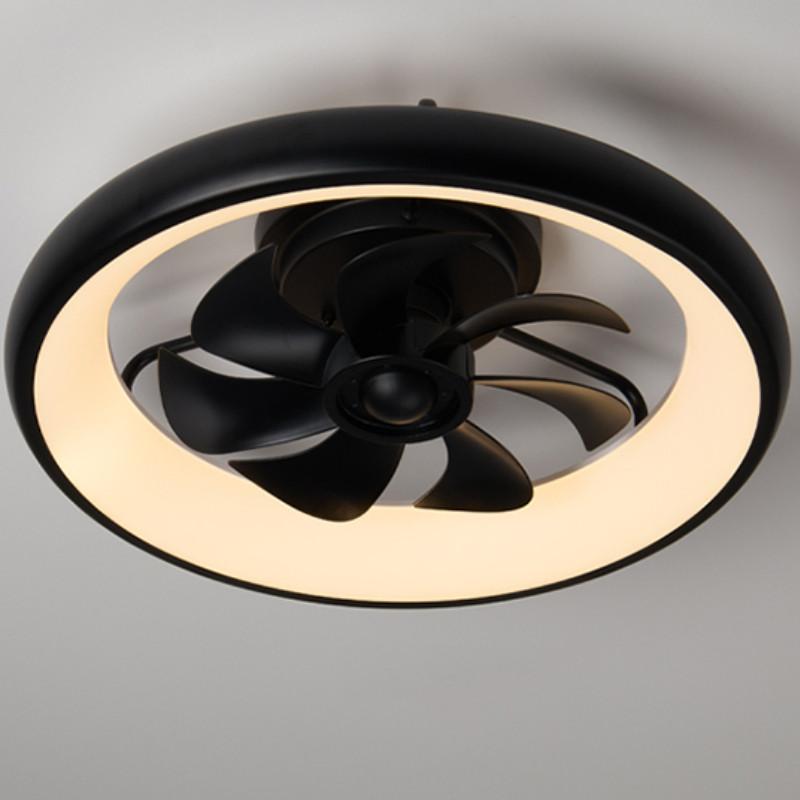 DC Motor Small Electric Ceiling Fan Light Household 6-Speed Strong Wind Ceiling Fan Indoor Remote Control Fan Lamp