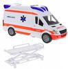 Auto Ambulans Van Światło Dźwięk Karetka Nosze