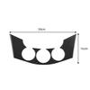Bright Carbon Fiber Car Central AC Button Frame Cover For Toyota RAV4 2006-2012