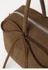 Mellotory Twin Baguette Suede Bag (Brown)
