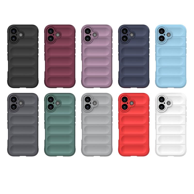 Shockproof Phone Case For iPhone 17 Case Anti-Slip Silicone Back Cover For iPhone 17 Air 17 Pro Max Case For iPhone 17 TPU Funda