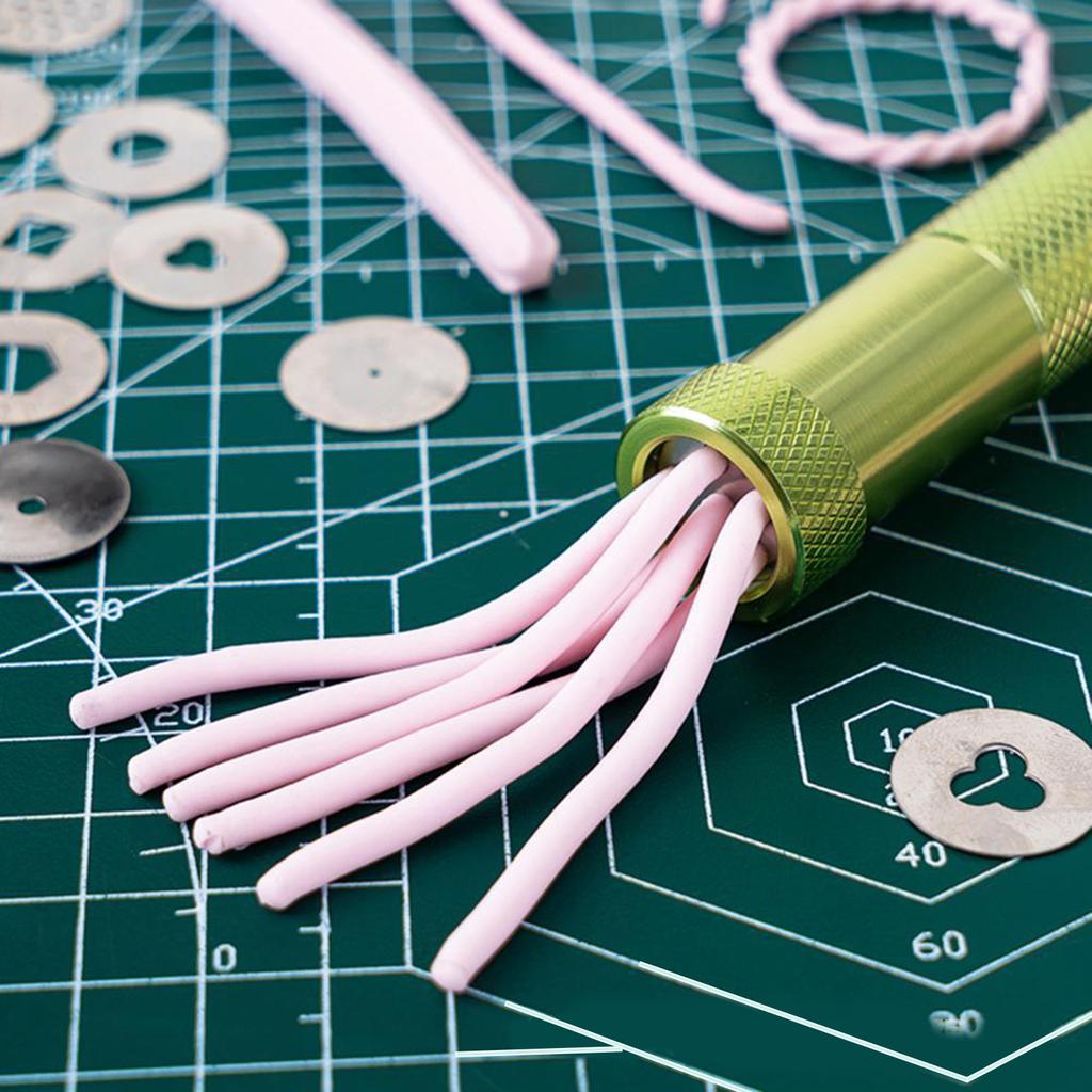 Clay Extruder with 20 Tips Sugar Pastes Extruder Fondant Press Clay Cutter Cake Decorating Tool Set for Bread Cake