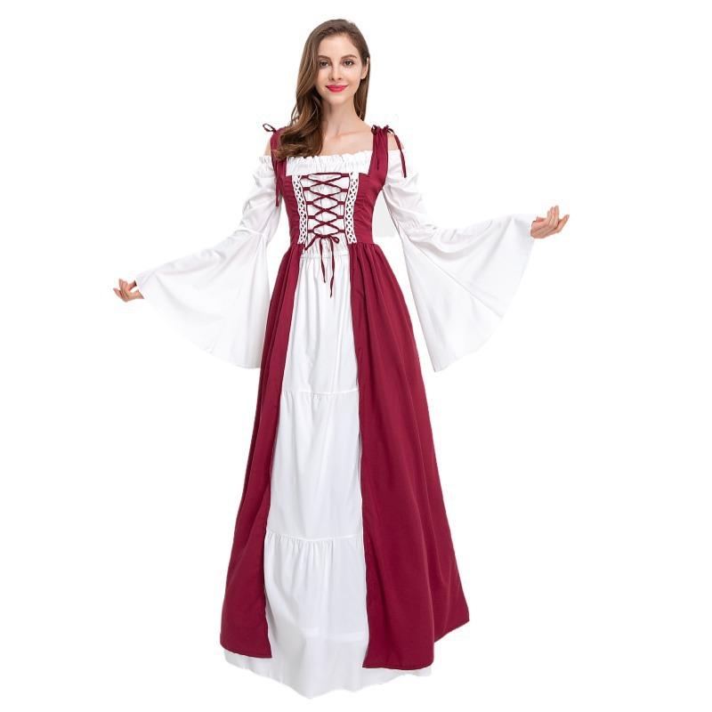 Cosplay Halloween court medieval European retro Victorian period, drama maid cosplay costume