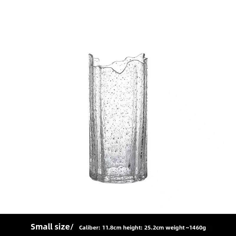 Nordic Style Creative Noctilucent Glass Vase For Living Room Decor