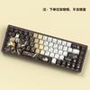 Miyu Dazai Osamu Keycaps - Thickened OEM Profile Side-Engraved Translucent PBT, Thermal Sublimation, Compatible with 60%Key