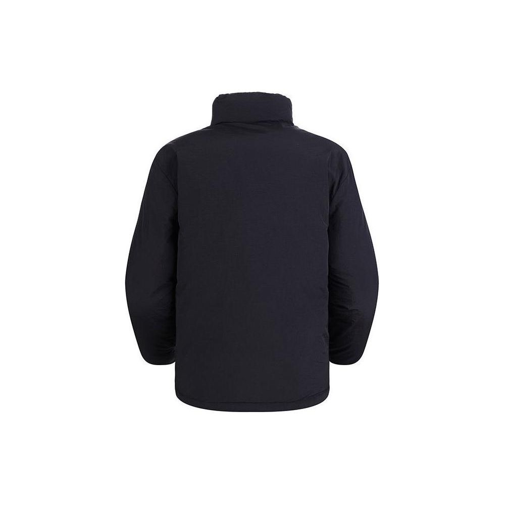 Columbia Air Heat Solid Logo Stand Collar Warm Cotton Jacket Men Jackets Black YMT338-BLK