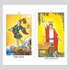Kancharo Tarot Card Set Tarot In a Includes a Basic Japanese Tarot Card Instruction Manual and Pouch 78-Card [Radiant Rider-Waite Tin] (Authentic)