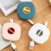 Portable Round USB Cable Winder Small Cable Organizer Rotating Data Cable Organizer Mobile Phone Mobile Charging Cable Winder