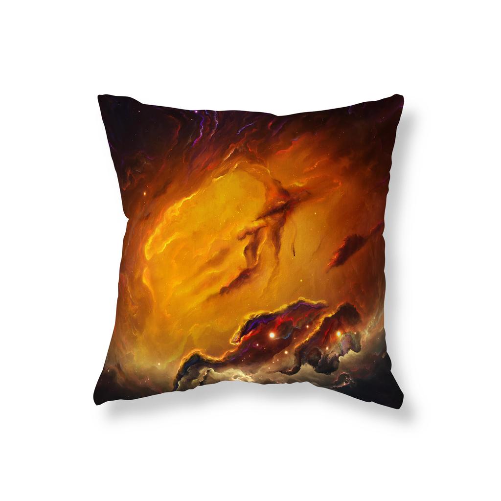 Starry Sky Aurora View Throw Pillow Cover Sofa Decor Room Aesthetics Decor Pillow Cover Chair Cushion Cover Home Decor