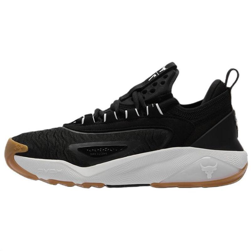 

Under Armour Project Rock 7 Black White Gum Women s Sneakers 3027601-001 37.5 черный белый