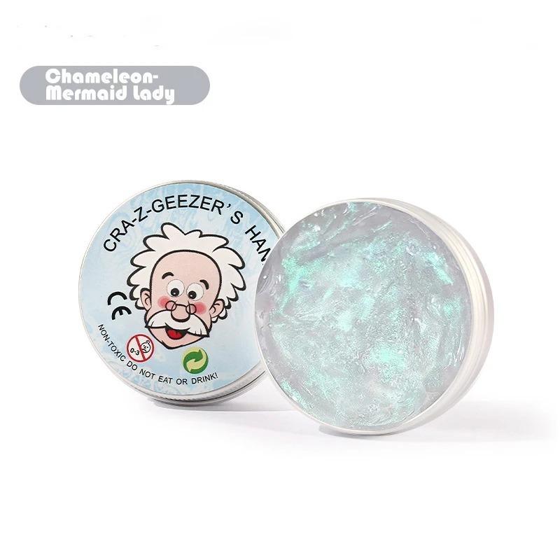Colorful Non-Newtonian Liquid Fidget Toy Transparent Elastic Scale Ratio Modeling Crazy Stress Putty with Tin Sensory Bouncing Toy Gift Present