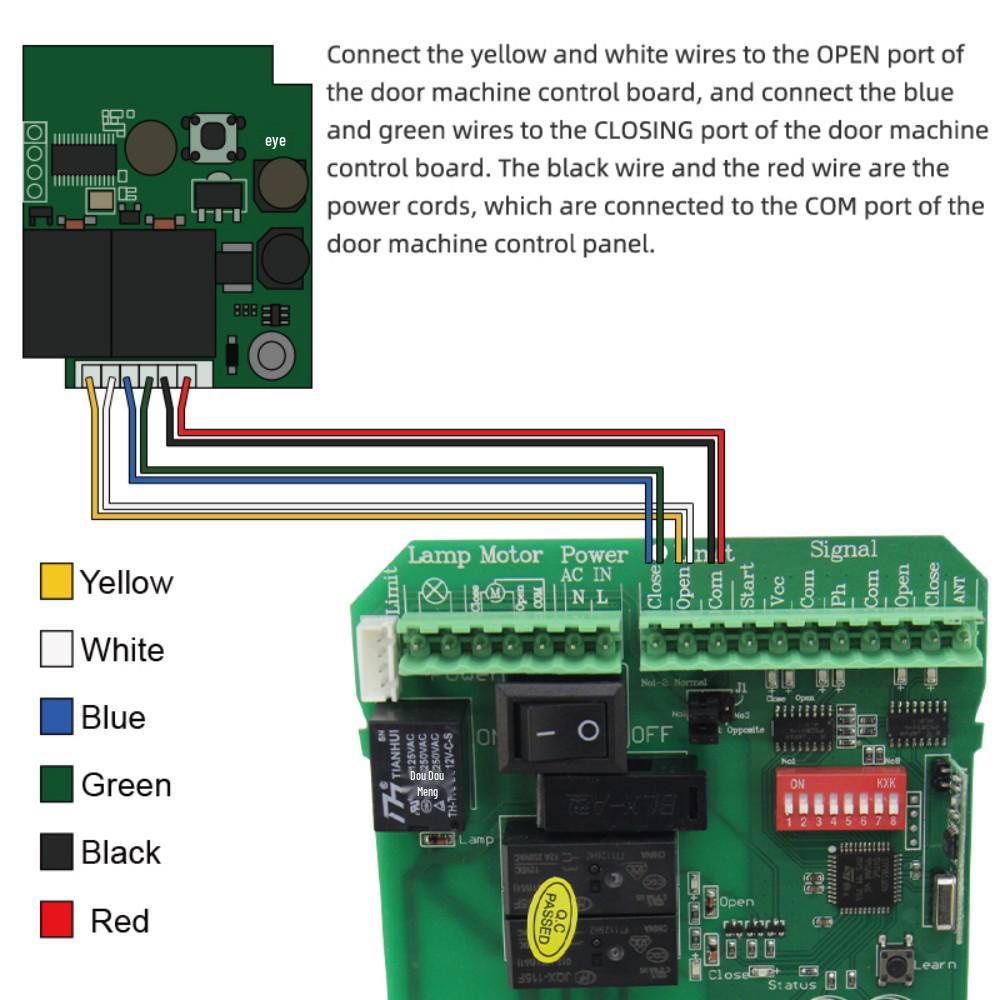 Universeller Bluetooth Elektrischer Türöffner - Automatischer Schwing- & Schiebetürmotor mit USB