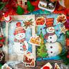 45Pcs/box Merry Christmas Series Decorative Box Stickers Scrapbooking Stick Label Diary Stationery Album Blessing Sticker