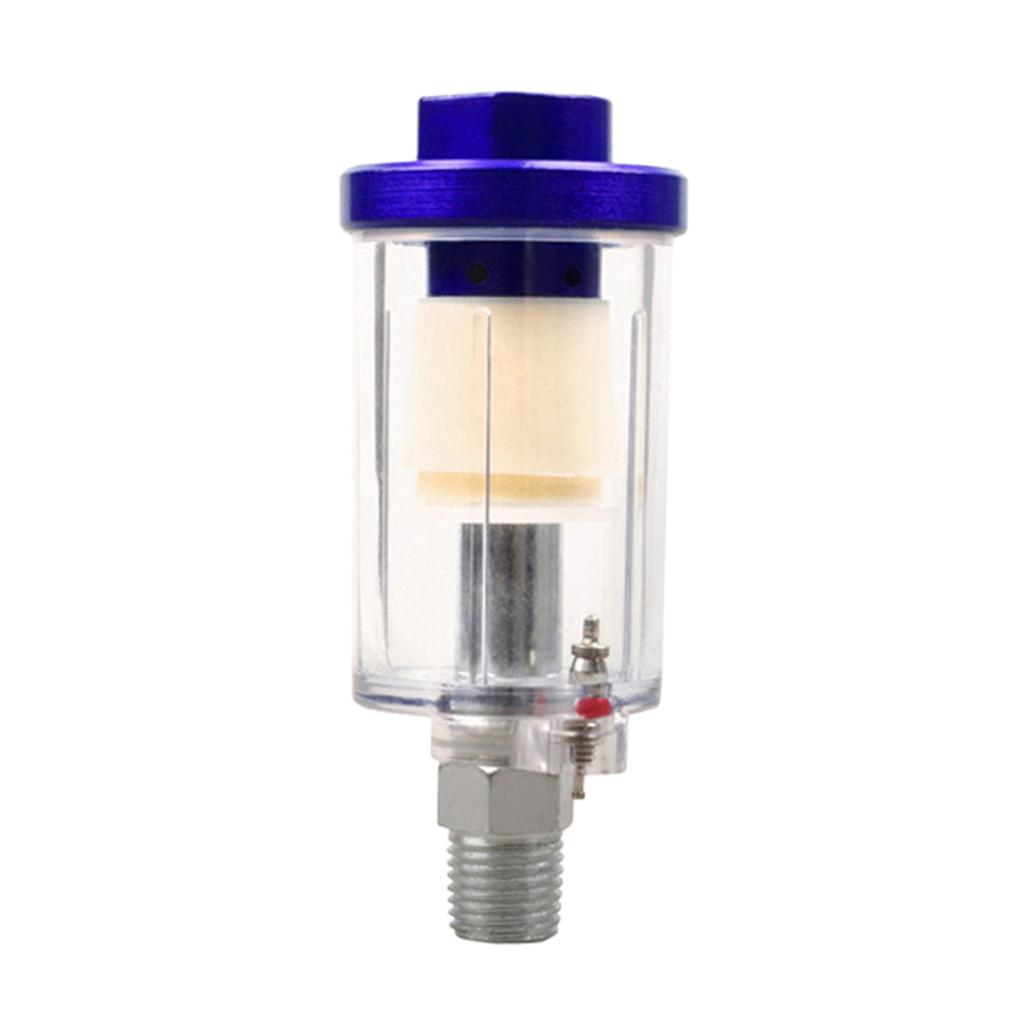 Inline Air Water Separator - 1/4" BSP Male Quick Connector , Moisture Trap for Spray Guns and Small Air Consumption