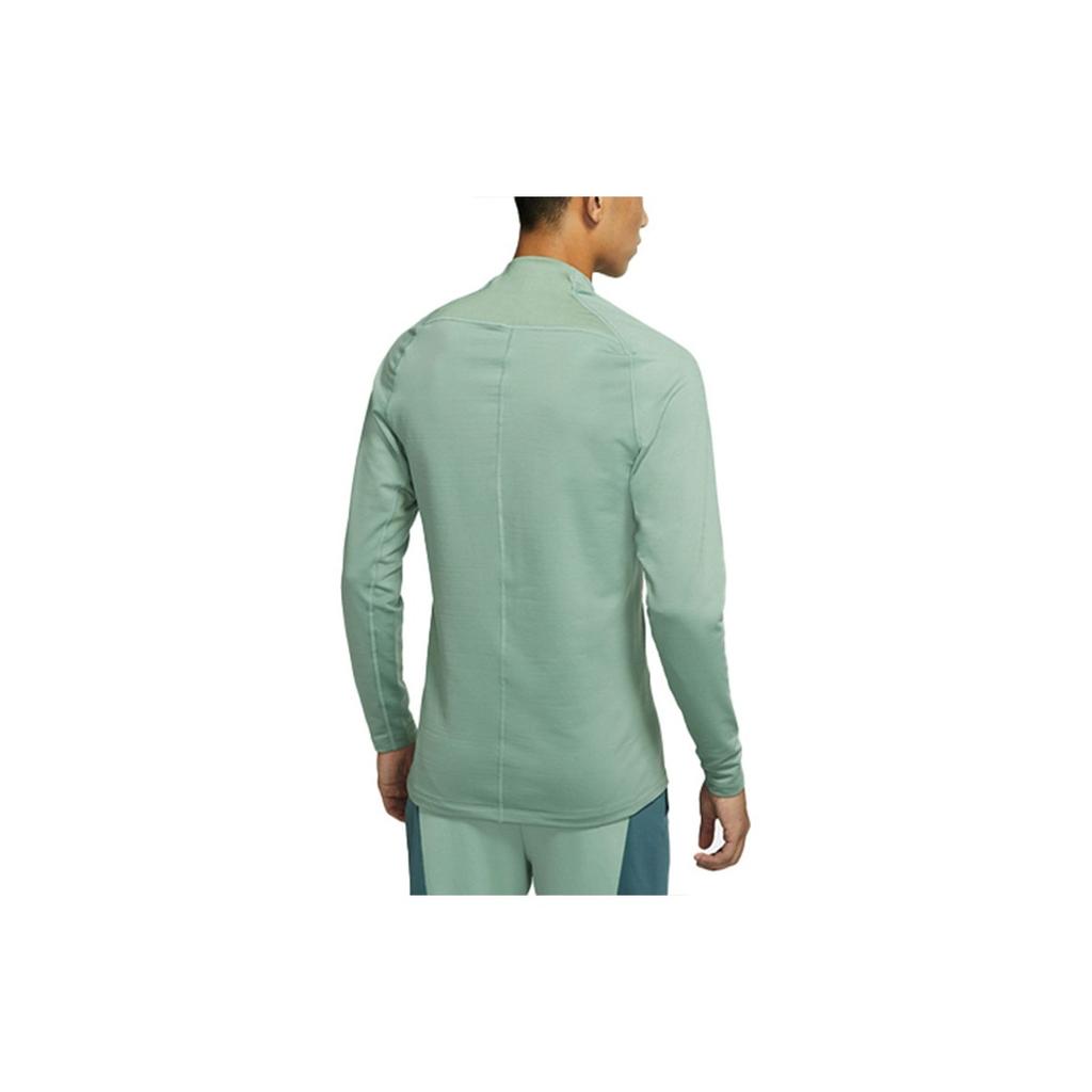Nike Maglietta da allenamento a maniche lunghe slim fit da uomo top Grigio fumo Giada CU4971-357