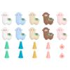 30PCS Sheep Like Knitting Needle Stopper Needle Point Protectors Needle Tip Stoppers for Hand Knitting Quilting Craft