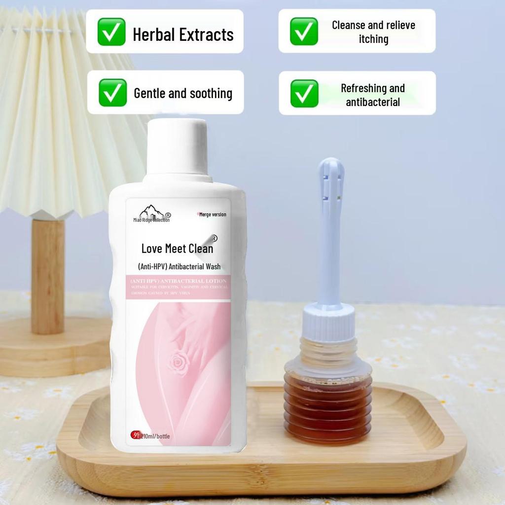 Anti-HPV Antibacterial Feminine Wash: Soothing & Deodorizing Care Solution