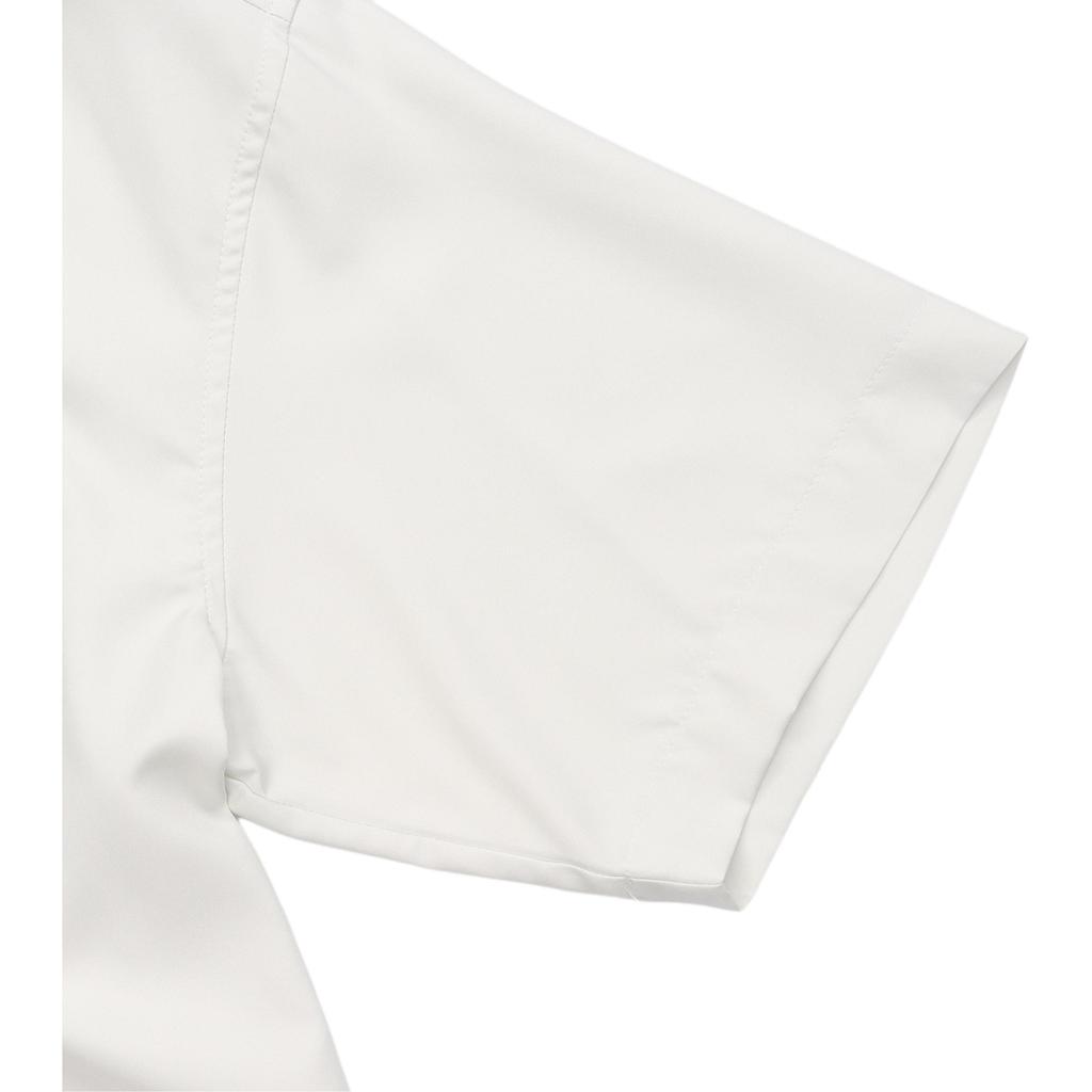 Nike Embroidered Logo Short Sleeve Button-Up Shirt Men Tops Light-Green HJ3956-091