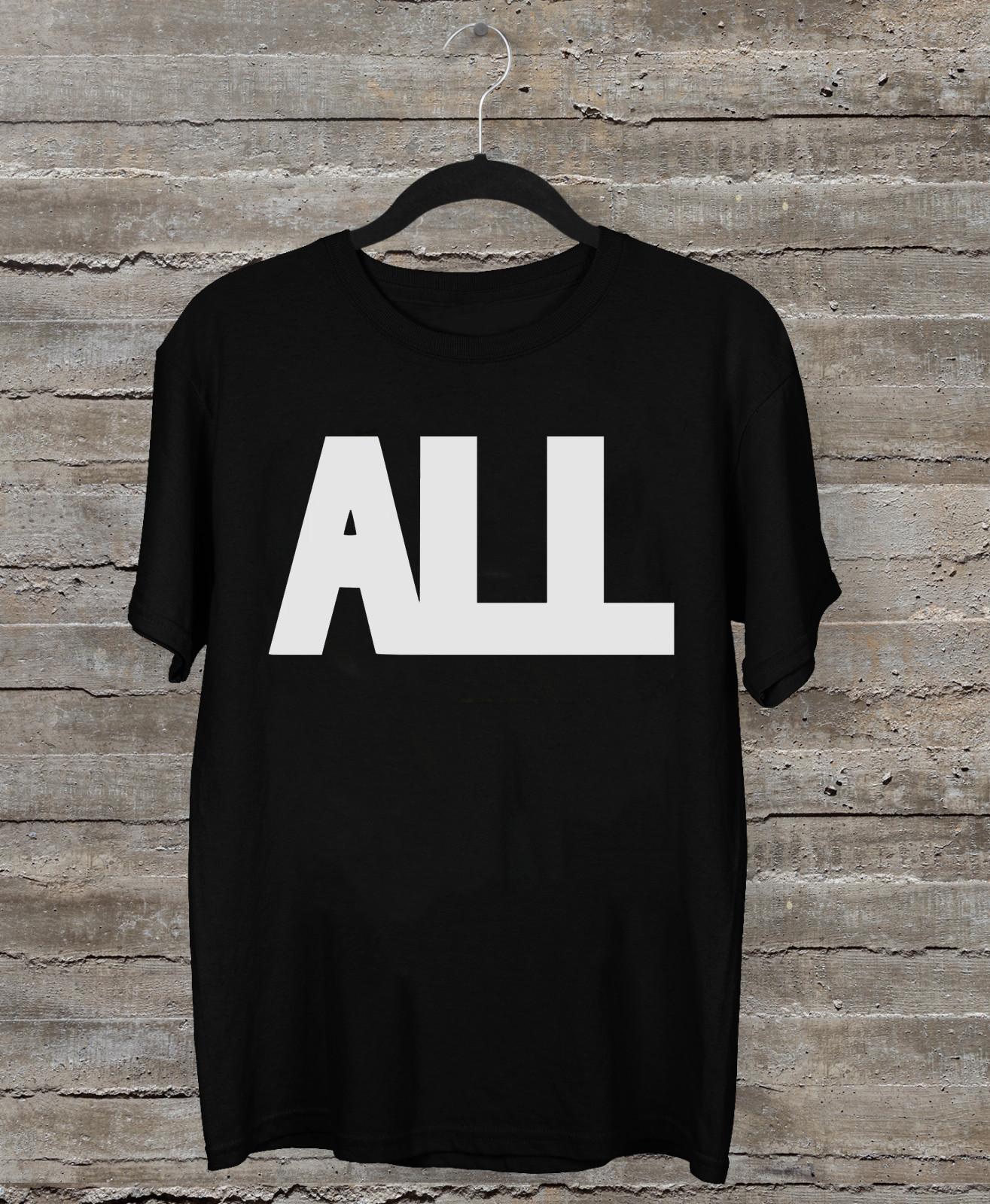 New All Band Logo Classic Short Sleeve Black All Size TShirt S