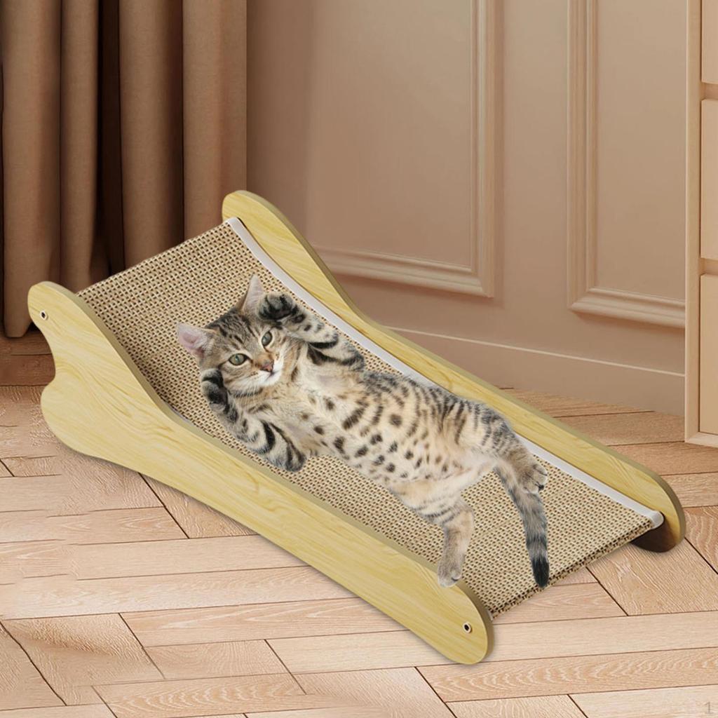 Cat Scratcher Bed Hammock for Indoor Cats and Kittens Modern Cozy Rest Play Furniture