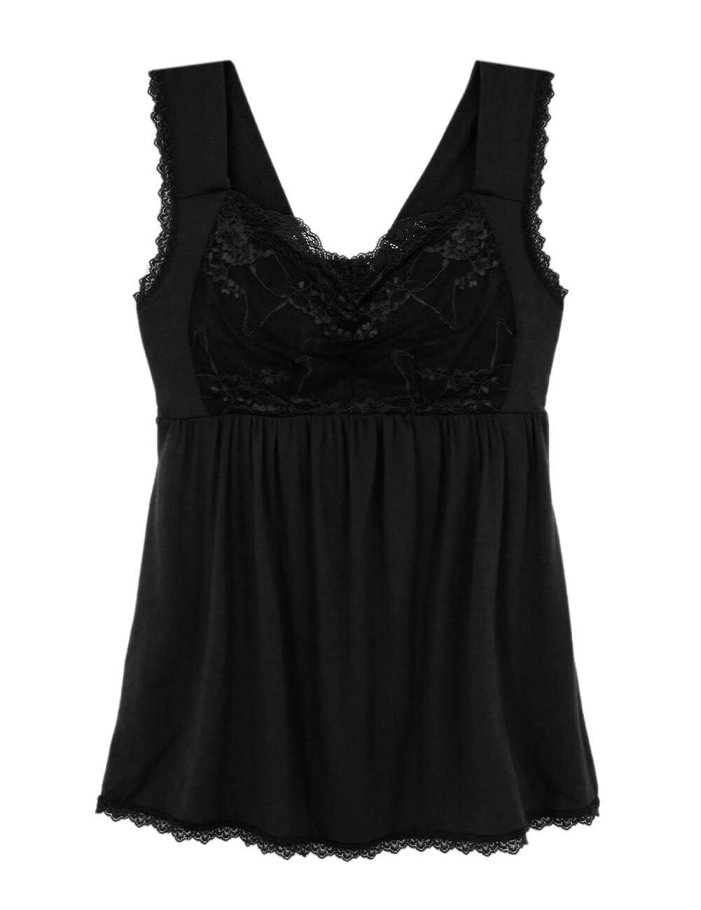 

ночная майка для кормления Luxia 8812 черная [Два окошка] Бюстгальтер без косточек, майка, одежда, чашки, 70L, чёрный