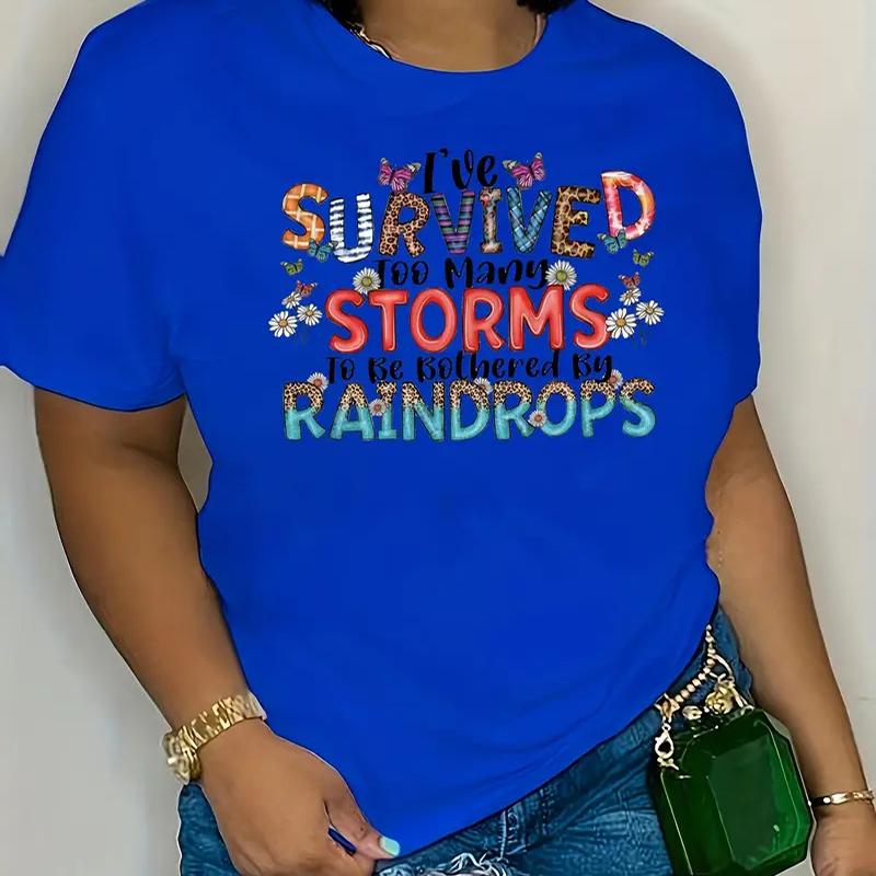 Women Summer T Shirt  Print Fun and Cute Short Sleeve Tees Casual   Printed  Tops