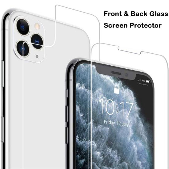 Tempered Glass 9H Rear Phone Protective Front To Film for for iPhone 11